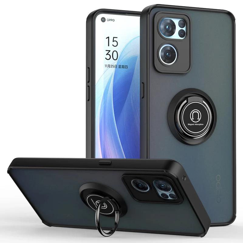 Чехол-держатель для кольца, оптовая продажа, чехол для телефона OPPO Reno 11 Pro FIND X7 Ultra A3s A15 A16 A31 A52 A53 A54 A72 A74 A94 A9, противоударный чехол
