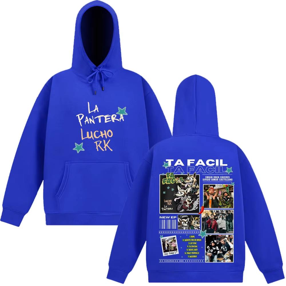 Rapper La Panter Hoodie 2025 Tour Fashion Print Sweatshirt Vintage-Style Graphic Loose Hoodies Fashion Oversized Unisex Streetwear Trendy