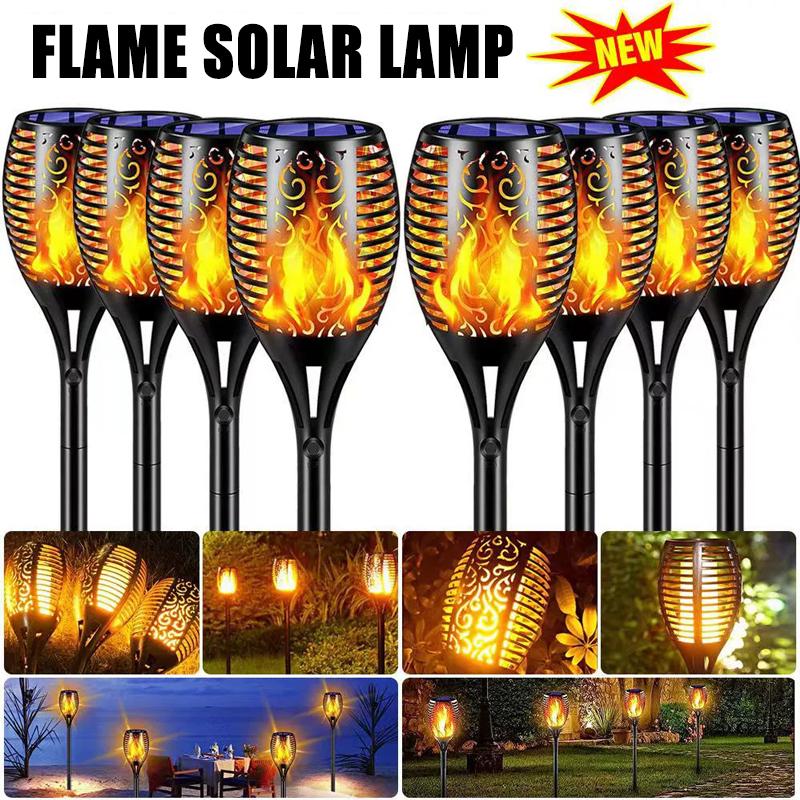 Светодиодный солнечный фонарь-имитатор Водонепроницаемый светильник для украшения сада, дорожки на лужайке, двора, ландшафтные светильники, напольная лампа