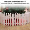 5/10/25 Pcs Christmas Fence White Picket Fence for Xmas Tree Easy Assembly Reusable Christmas Fence for Holiday Indoor Decoration