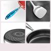 316 Stainless Steel Pan Non Stick Frying Pan Frying Pan Uncoated Induction Cooker Gas Universal