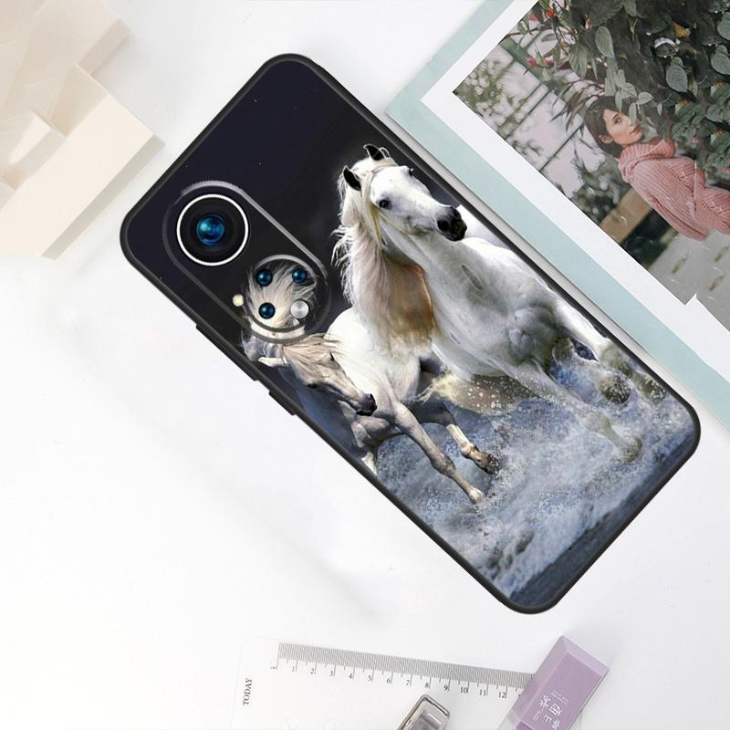 Чехол Magic 8 Pro 6 7 Lite для Honor 200 400 50 70 90 X8c X8b X9a X9b X9c X9d Win RT с изображением Бегущих за Честь Лошадей