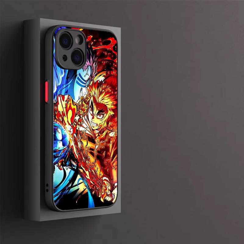 Чехол для телефона Nezuko Anime Demon Slayer для iPhone 11 XR XS 7 8 Kyojuro Purgatory