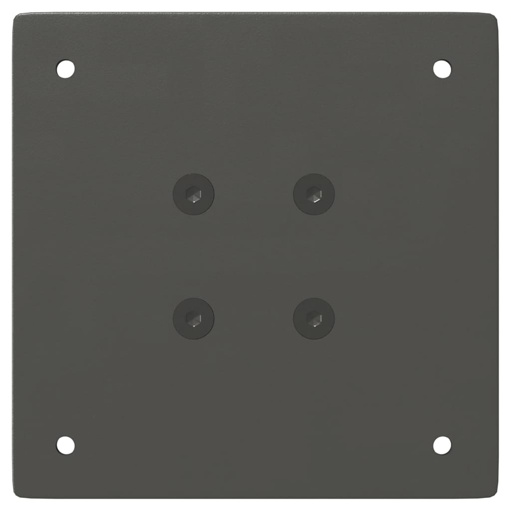 Vidaxl Nogi Do Stolika Kawowego, 4 Szt., Antracyt, 72 Cm, Stal
