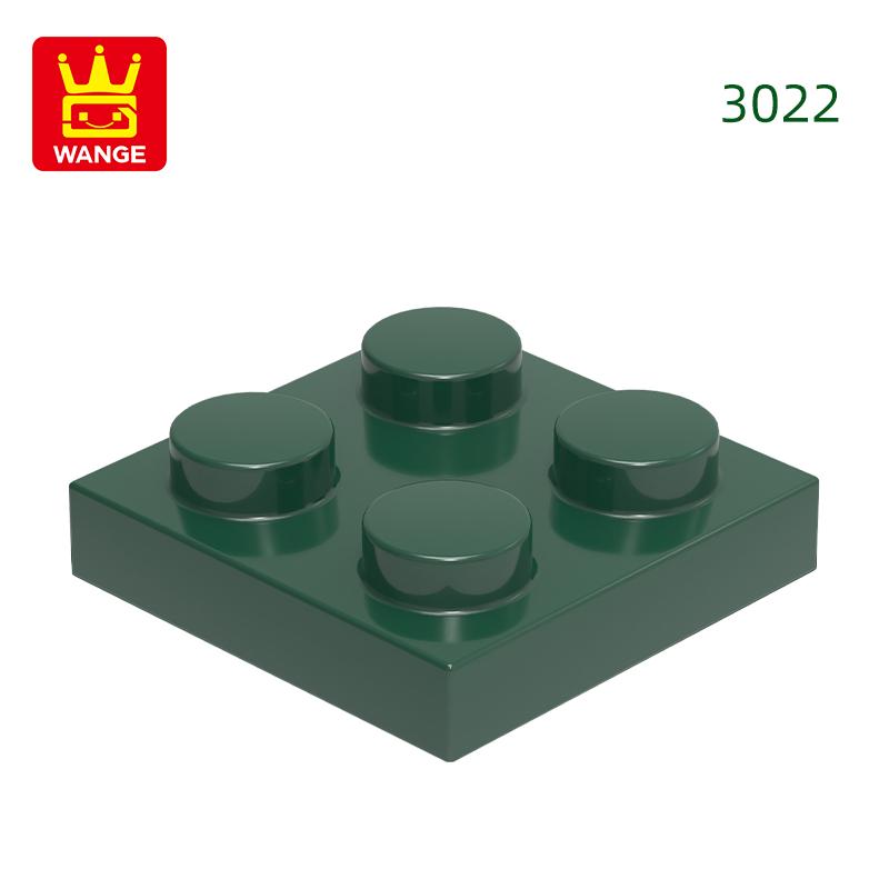 Нетоксичный 167 шт./лот 3022 2x2 Базовый Строительный Блок Moc Классические Аксессуары Совместимые с Кирпичиками Diy Детская Игрушка Сборка Подарочная Коробка