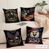 250Th Anniversary Of The Usa Cushion Cover Soft Short Plush Pillow Cover Smooth Cozy Texture Aesthetic Cushion Case Home Decor