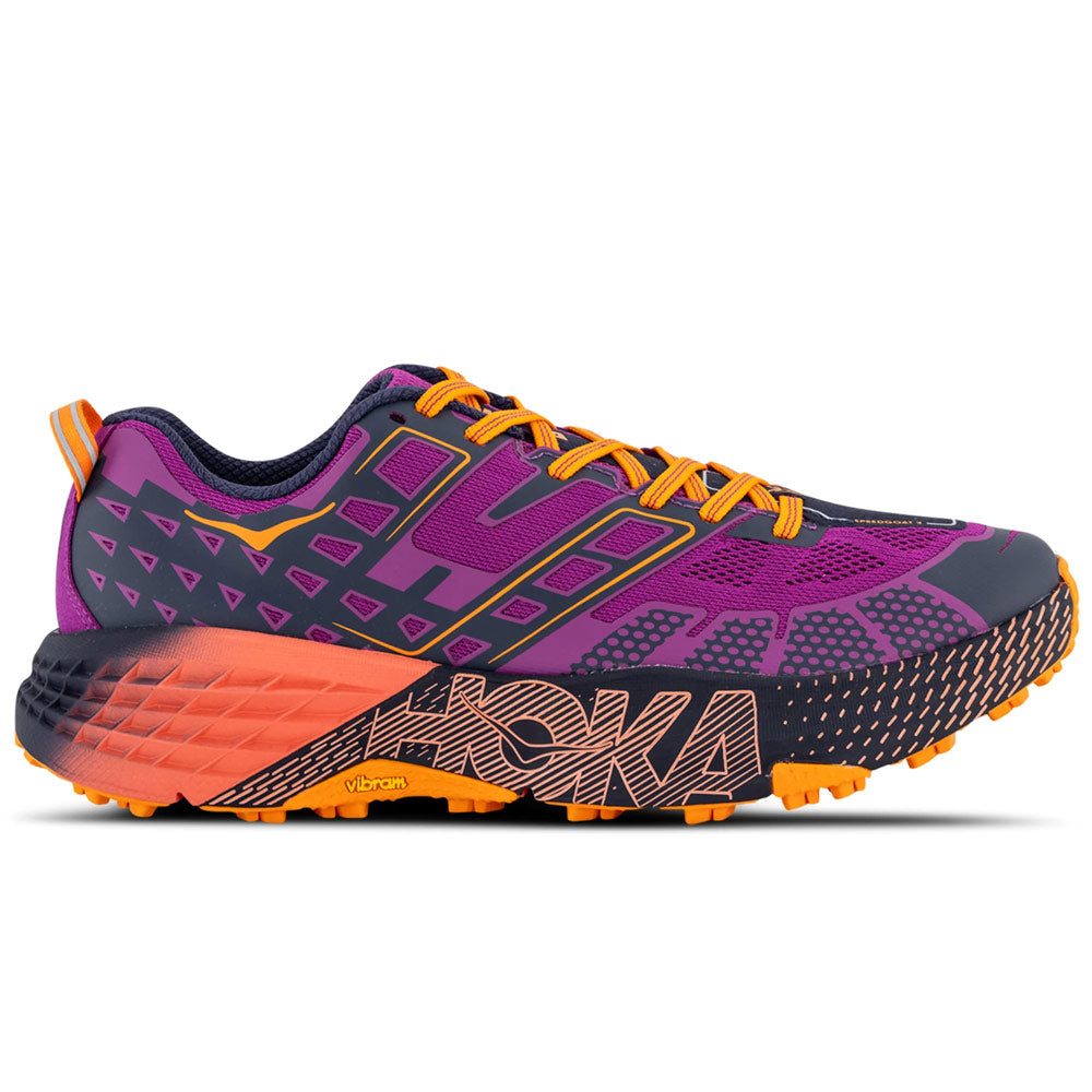 HOKA Speedgoat 2 Low Wild Flower Electric Tangerine Кроссовки Унисекс Фиолетовый 1162710-WRC