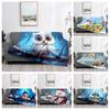 Home Decoration Plush Throw Sofa Blanket Bedspread Bed Fluffy Soft Blankets Decor Plaid Modern Halloween Merry Christmas Winter