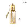 Luxury Essential Oil Roller Glass Bottle Refillable Perfume Bottle Glass Roll-On Essential Oil Bottle Cosmetics Container