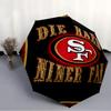 Складной зонт с принтом LOGO San Francisco 49ers, для улицы, отдыха и путешествий, прочная ткань зонта, подарок на день рождения и праздник