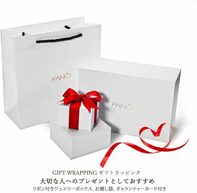 Necklace K18 Pink Gold Butterfly Pendant Zirconia Butterfly Accessory Christmas Birthday Anniversary Present Gift Wrapping Included [FANCIME] Women's