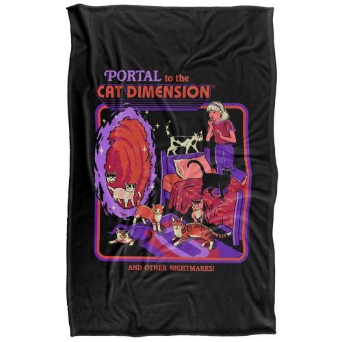 Steven Rhodes Cat Dimension Soft Touch Blanket