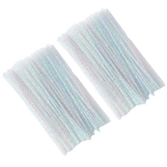 2 комплекта, 30 см, очиститель для труб, блестящие красочные DIY, художественные промыслы, гибкие, дошкольное образование, детский стебель из синели, развивающие игрушки, подарок на день рождения