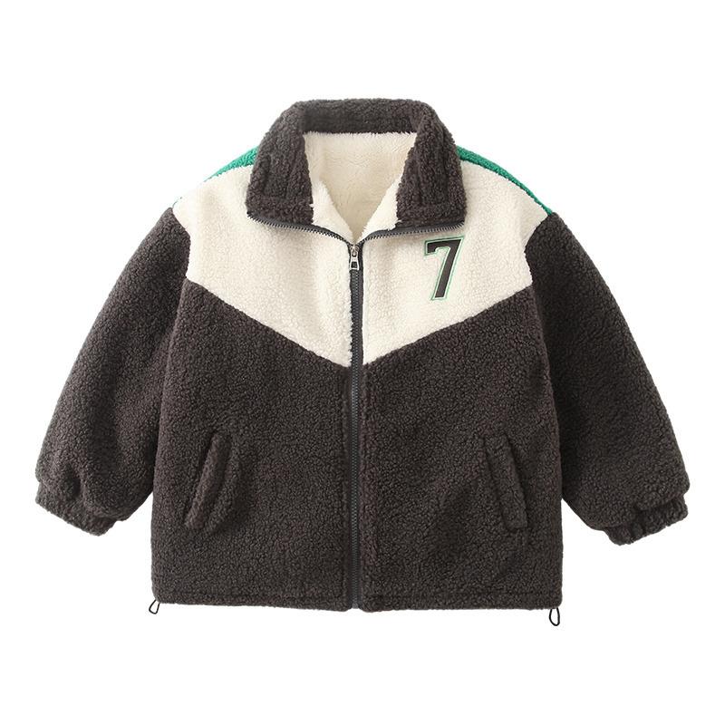 Детская куртка из бархата для мальчиков, зимняя зимняя куртка, детское стеганое пальто