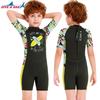 2.5mm Kids Wetsuit Short Sleeve Full Body Thermal Dive Suit Snorkeling Surfing Jellyfish Protection