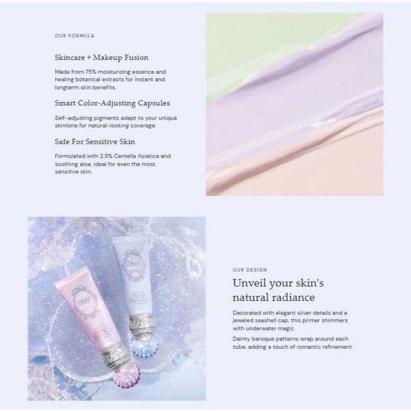 Flower Knows - Сияющий праймер «Жемчуг раковины» - 3 цвета