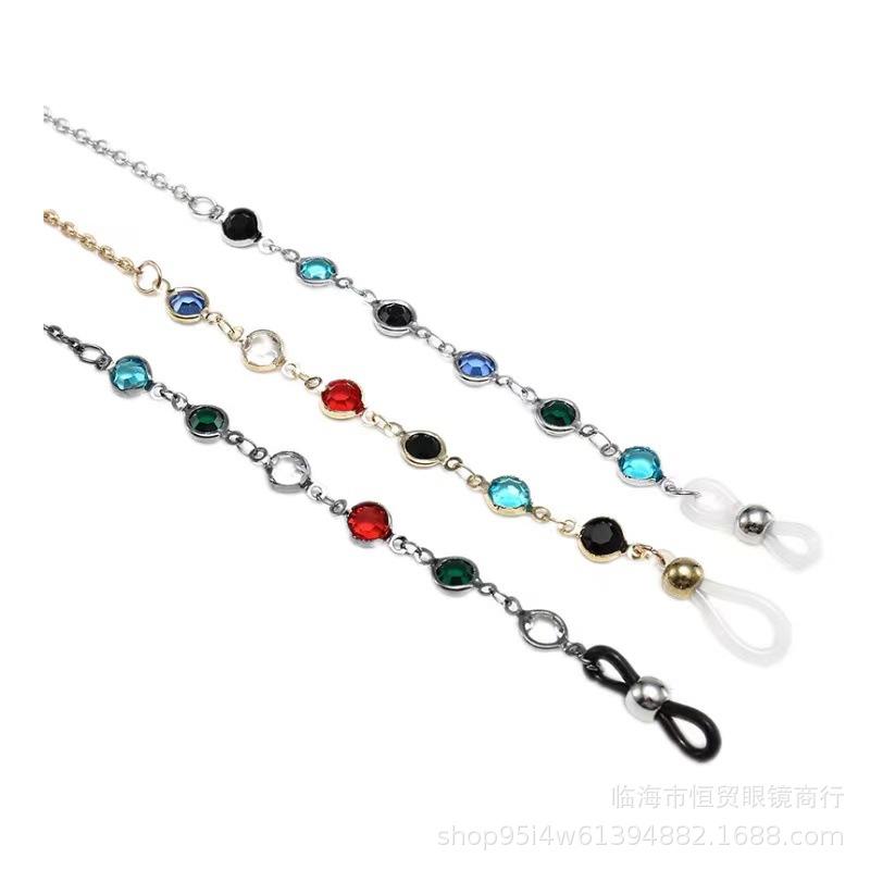 Цепочка для очков женская подвесная цепочка для глаз модная ретро-ювелирная цепочка для очков противоскользящие шнурки аксессуары подвесная цепочка аксессуары
