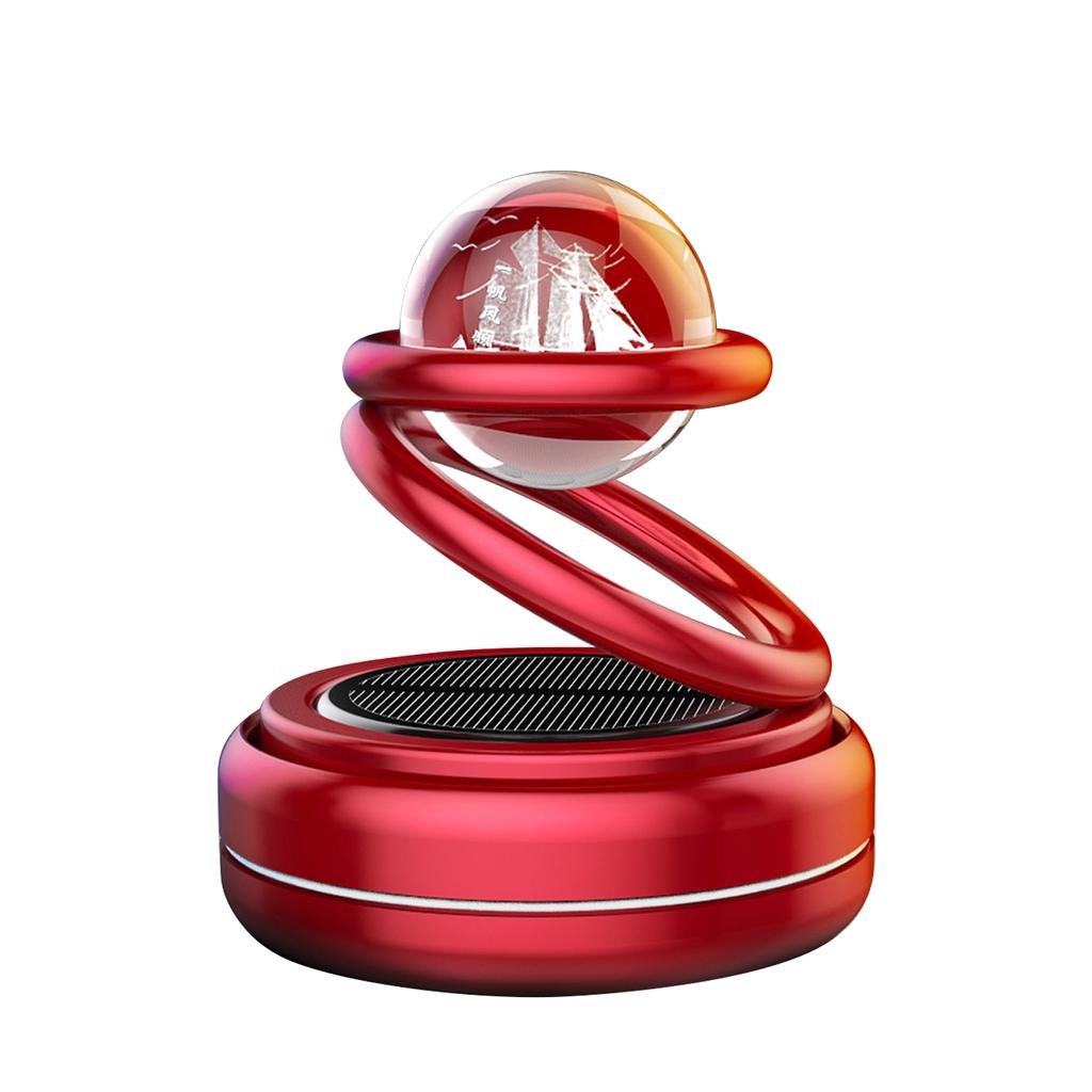 Автомобильный ароматизатор с солнечной энергией, межзвездный подвесной освежитель воздуха на 360°, аксессуары для интерьера, мужские и женские духи