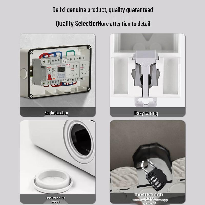 Delixi Electric Outdoor EV Charging Socket Combination Box