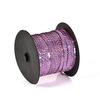 Fashion High Quality Flat Sequin 6mm 5 Yards Trim Lace Sew On Craft Multicolor Trim Strip Costume Sewing