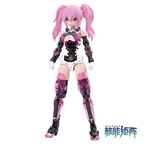 Doyusha NUKE MATRIX CYBER FOREST FANTASY GIRLS 2 REMOTE ATTACK BATTLE BASE INFO TACTICIAN LirlyBell 1/12 Scale Pre-Colored Plastic Model Kit (Standard