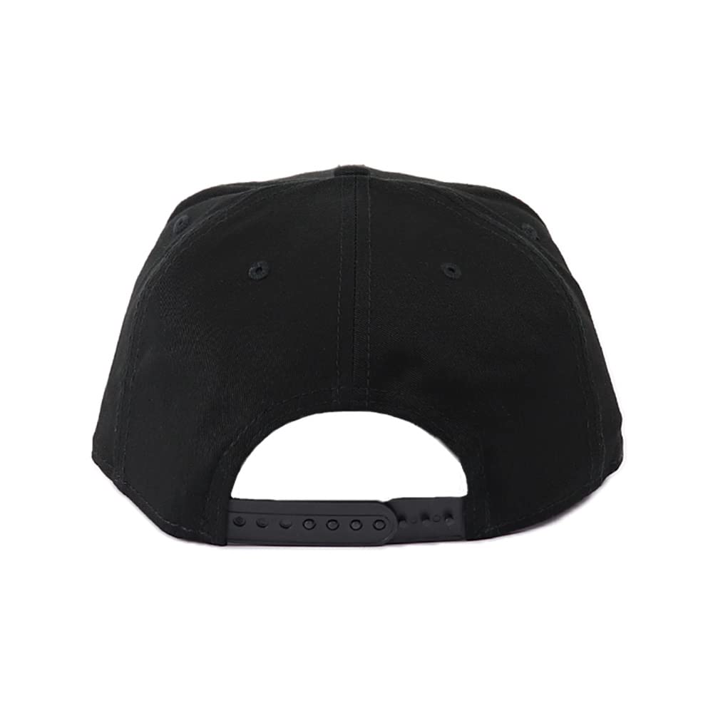 Кепка New Era Plain Hat Snapback 9FIFTY NE400 99HeadweaShop Наклейка в комплекте Бейсболка унисекс черный черный свободный размер мужской