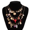 Exquisite Multilayer Necklace Elegant Cowboy Cowgirl Choker Fashion Colored Necklace  Beach