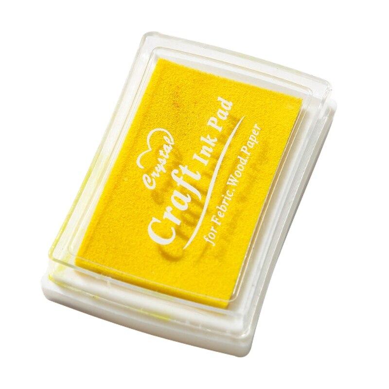 Non-Toxic Gradient Color Ink Pad Inkpad Rubber Stamp Oil Based Finger Print Nice Gift for Children Stamp DIY Art Craft