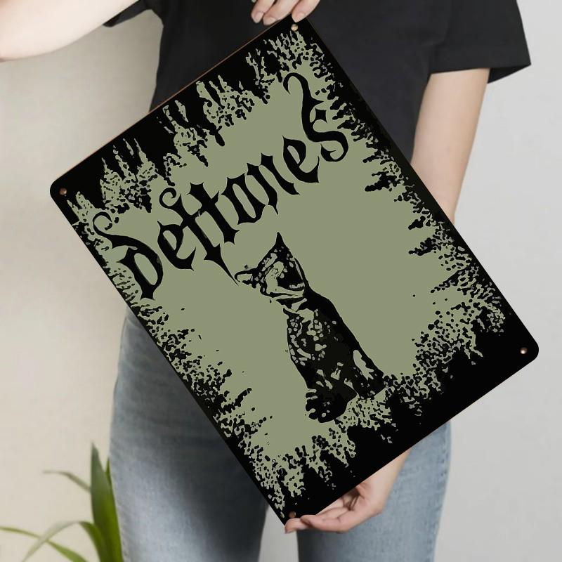Deftones Band Art Metal Tin Sign Vintage Music Poster Decor for Home Bar Club Wall Decoration
