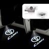 Лампа Toyota Door Welcome Light, лампа с лазерным логотипом, проекция логотипа, набор из 2 штук, совместима с Toyota Camry 40 серии (05)