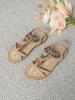 Bohemian Spring 2024 Rhinestone Flower Open-Toed Sandals for Outdoor Beach