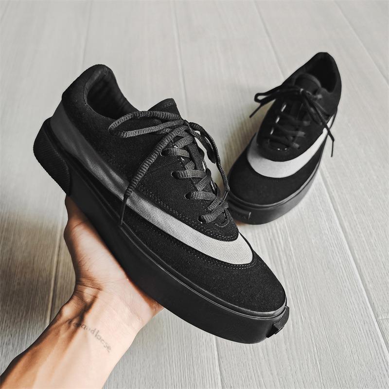 Модная обувь для мужчин Fad Повседневная обувь Дышащая Нескользящая Холщовая обувь Мужская Уличная Комфортная Обувь для Ходьбы Кеды для Мужчин