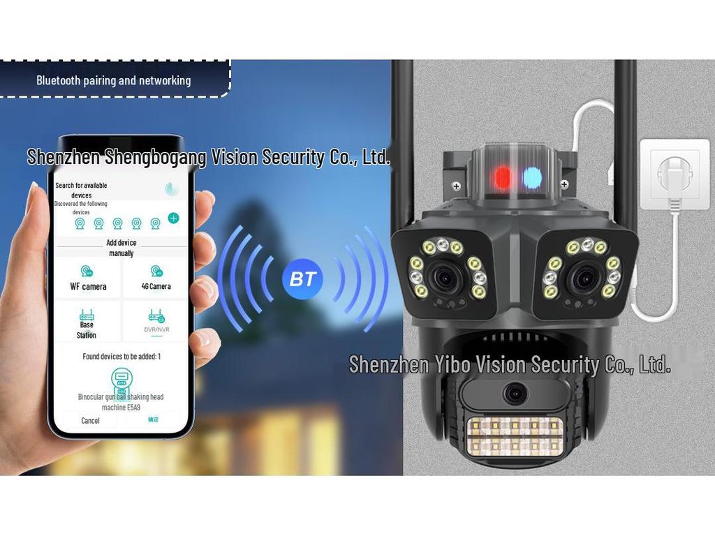 ICSEE Двухдиапазонная HD камера видеонаблюдения с Wi-Fi и ночным видением