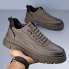 Модные высококачественные мужские осенние удобные нескользящие износостойкие низкие рабочие туфли модные новые мужские повседневные спортивные туфли