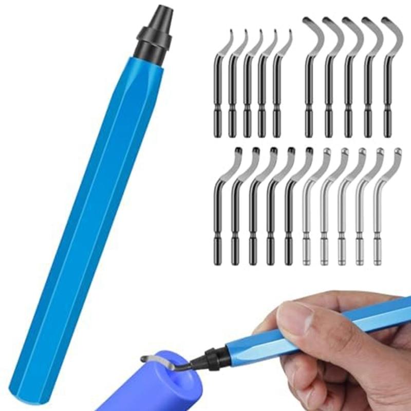 Инструмент для удаления заусенцев с 10/20 режущими инструментами для удаления заусенцев из металла, алюминия, меди, пластиковых труб, средства для удаления заусенцев при 3D-печати