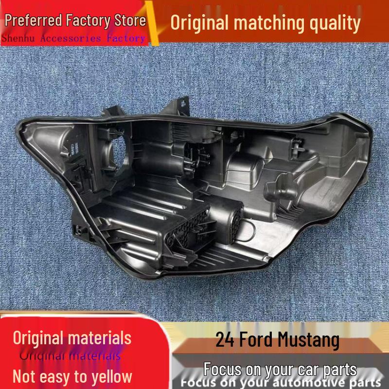Black Plastic Rear Base Housing for Ford Mustang 2024 Headlight
