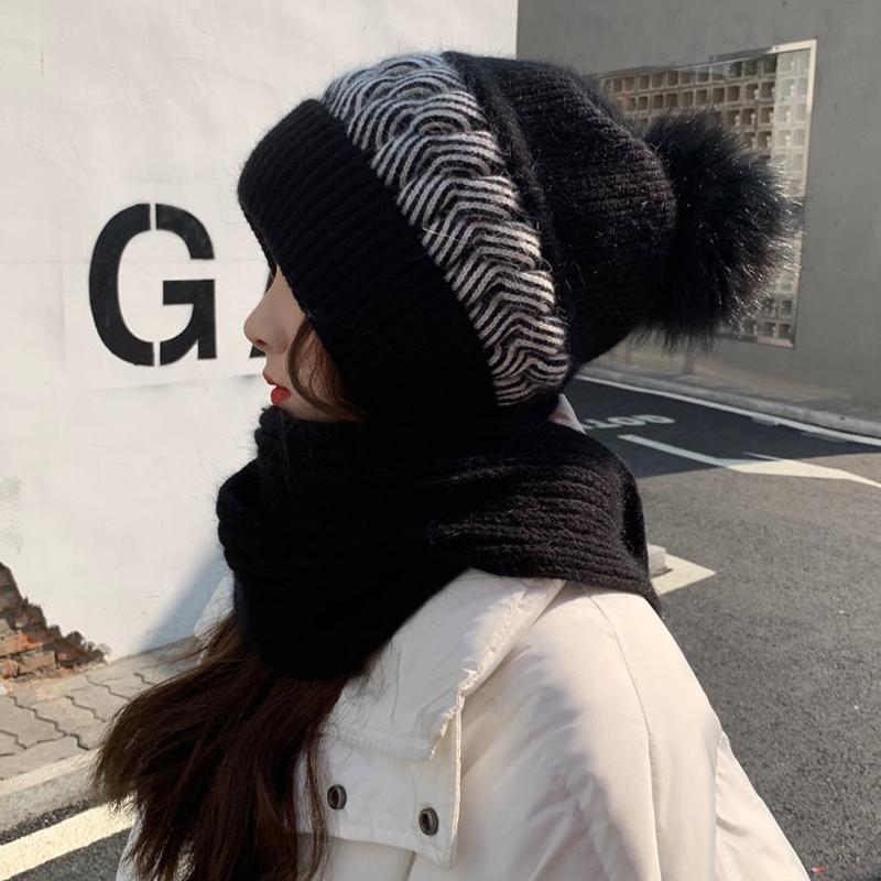 Новый шарф-шапка интегрированный и утолщенный Теплые и теплые зимние уши