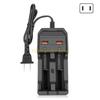 B03C Зарядное устройство для аккумуляторов 18650, 2 отсека, с USB-портом, для перезаряжаемых аккумуляторов 26650/21700/18650/18500/16340