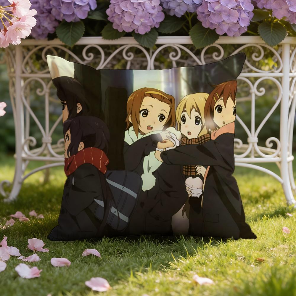 Аниме K-K-ON! Милая Наволочка для Подушки Домашняя и Автомобильная Двухцелевая Наволочка: Двусторонняя конструкция для максимального комфорта