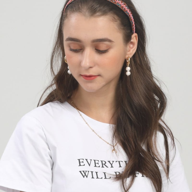 LALA Повязка на голову с африканским узором P-ORANGE