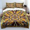 Colorful Vintage Decorative Art Pattern Duvet Cover Set Digital Print Colorful Polyester Bedding with Zipper Closur kids gifts
