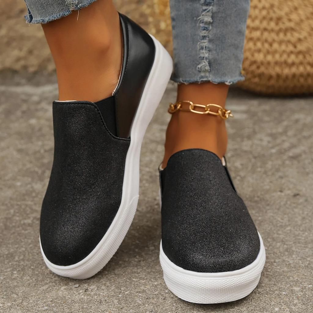 Women Slip On Sneakers with Arch Support Lightweight Jogging Shoes Comfortable Casual Running Sneakers Female Travel Shoes