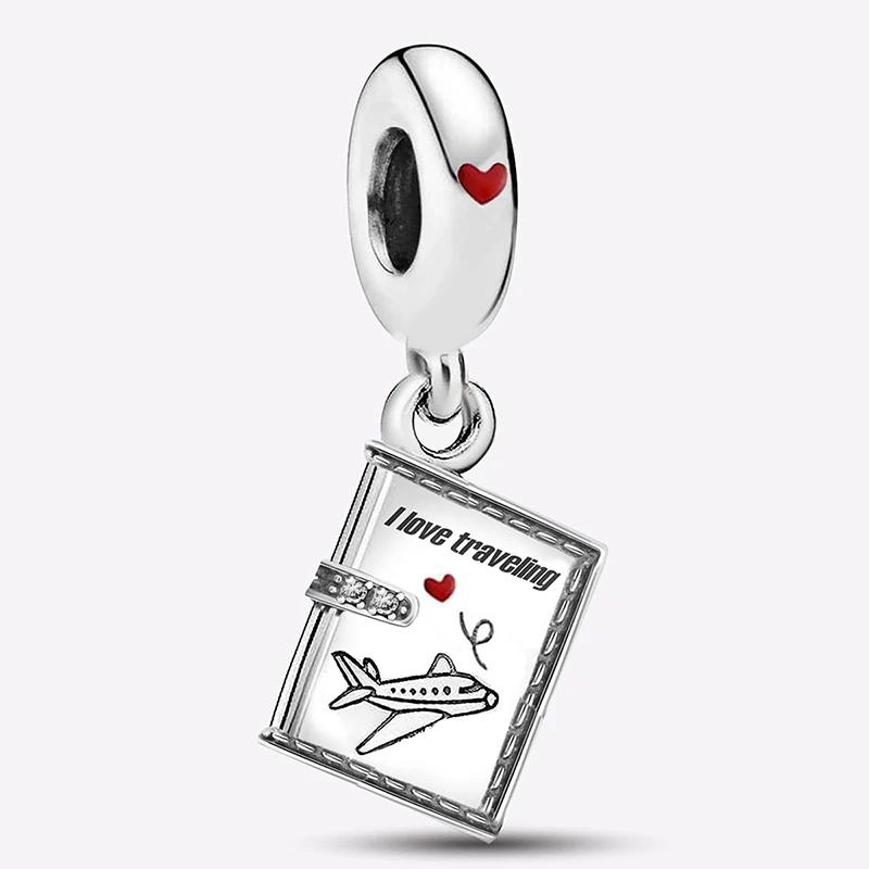 Медь Сладкий Пончик Розовый Автомобиль Жизнь Путешествия Шармы Бусина Сделай Сам Браслет Браслет Изготовление Подарок Высокое Качество Изысканные Ювелирные Изделия