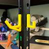 5 шт. Прочные гаражные крючки-полки Универсальные органайзеры для хранения Для подвешивания одежды, шляп, садовых инструментов, бензопил