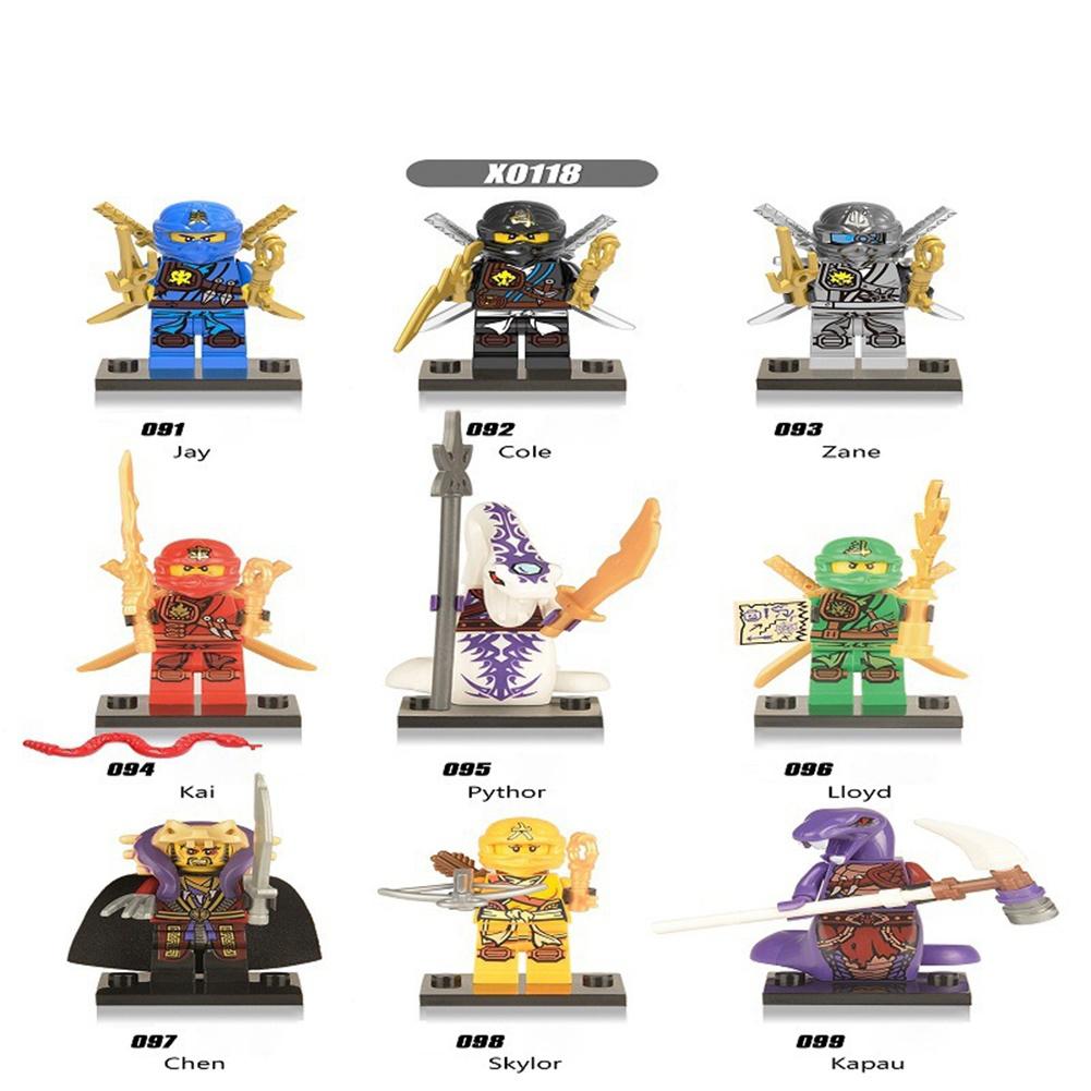 Минифигурки Ninjago, строительные блоки, креативные детские головоломки «сделай сам», строительные блоки, игрушки