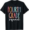 Fourth Grade Squad 4th Teacher Crew Back To School Team T-Shirt