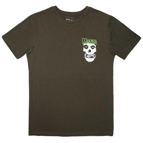 Misfits Unisex Adult Skull & Logo Mini T-Shirt