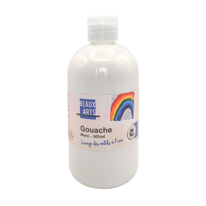 Gouache fabriqué en France Blanc 500 ml