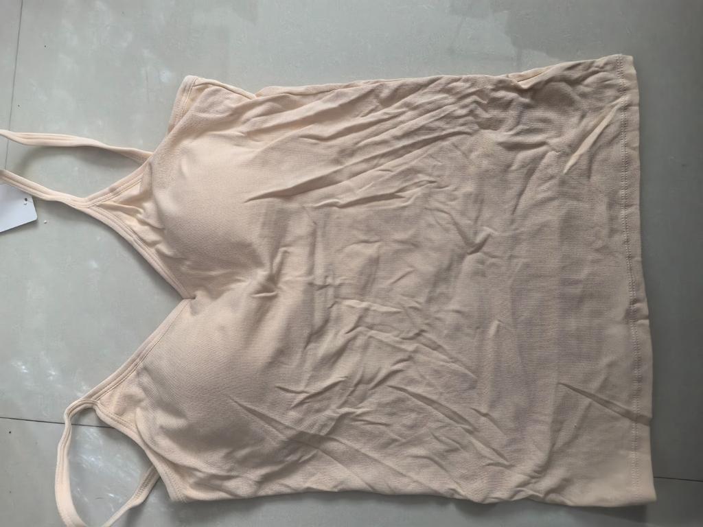 Женская майка-топ без рукавов, женская летняя цельная без стального кольца с нагрудной накладкой