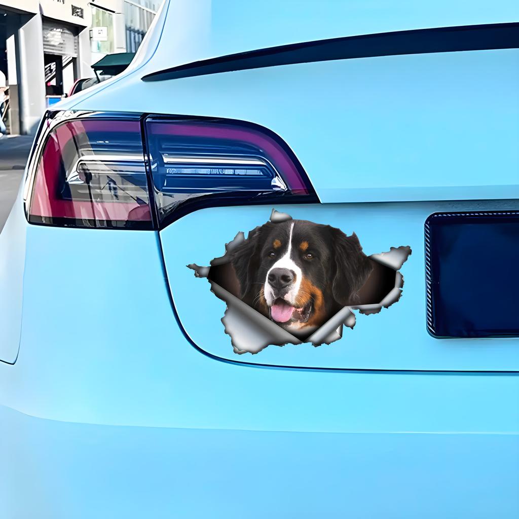 Наклейки на автомобиль с изображением бернской горной собаки, самоклеящиеся, водонепроницаемые, для защиты от царапин, для автомобилей, ноутбуков, мотоциклов, фургонов, автофургонов